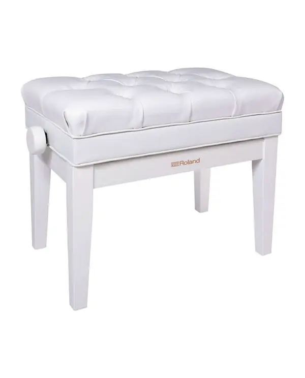Marque ROLAND RPB-500PW BANQUETTE PIANO BLANCHE BRILLANTE