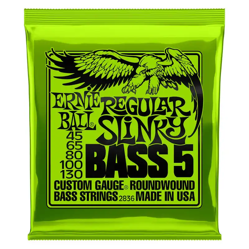 Soldes Ernie Ball Bass Regular Slinky for 5 String 45-130