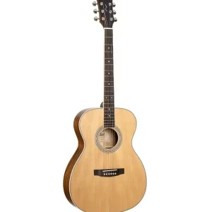 CORT PURE-OBNS GUITARE FOLK ACOUSTIQUE OM NATURELLE SATINÉE Usine Directe