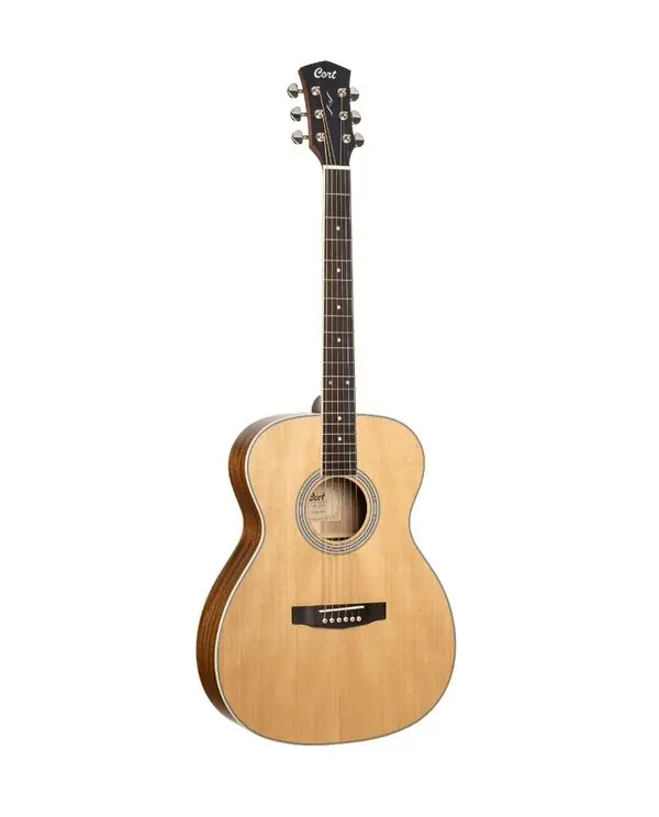 CORT PURE-OBNS GUITARE FOLK ACOUSTIQUE OM NATURELLE SATINÉE Usine Directe