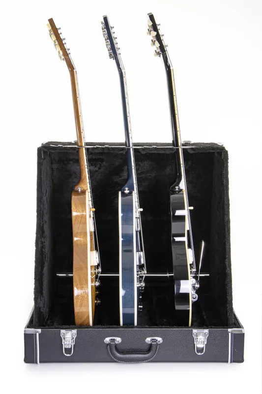 Yorkville Sound 3-Guitar Travel Case Stand Meilleure Vente