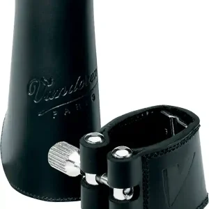Offre Spéciale VANDOREN LC21L LIGATURE CUIR CLARINETTE SIB + COUVRE BEC CUIR