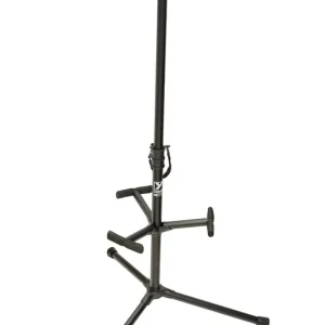 Yorkville Sound Triple Guitar Stand with Guards - Black Nouveauté