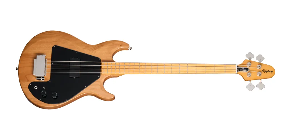 Top Vente Epiphone Grabber Electric Bass with Gigbag - Natural