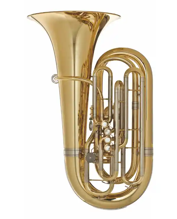 MELTON 3450-L TUBA EN UT 4/4 4+1 PISTONS VERNI Retour Gratuit
