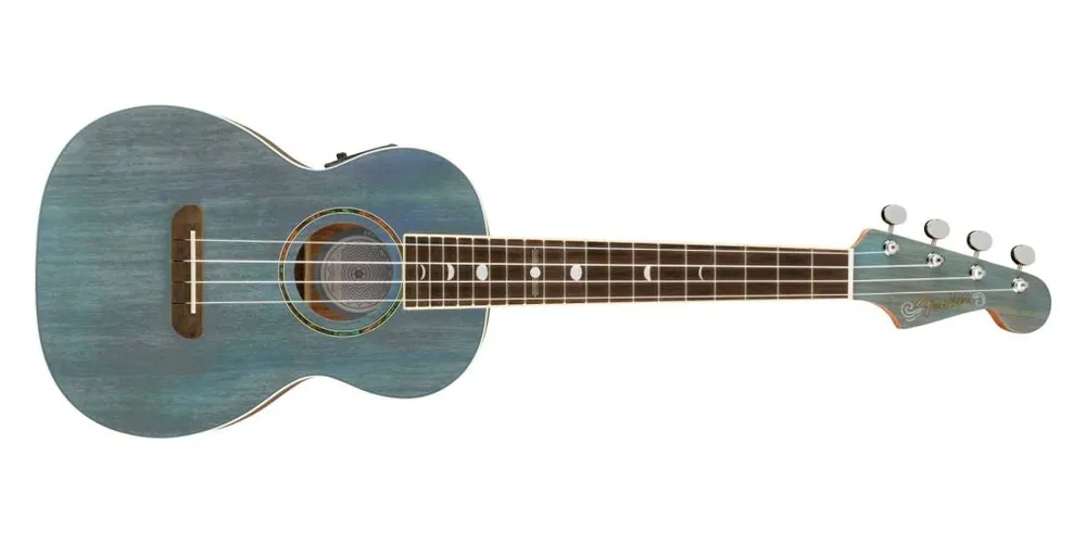 Fender Dhani Harrison Ukulele with Gigbag - Turquoise Certifié