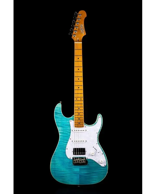 JET JS450OBL GUITARE ELECTRIQUE TYPE STRATOCASTER OCEAN BLUE Super Prix