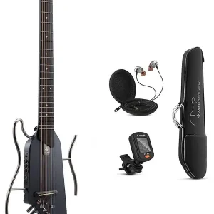 Expédition Rapide DONNER HUSH-I MP NAT GUITARE FOLK SILENCIEUSE DE VOYAGE ERABLE NAT.