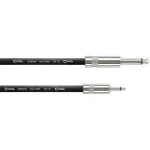 CORDIAL CPI3PZ "SELECT" CABLE JACK MALE MONO/MINI-JACK MALE MONO - 3m Usine Directe