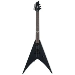 LTD HEX6-BLKS "SIGNATURE NERGAL" GUITARE ELECTRIQUE BLACK SATIN Affaire À Saisir
