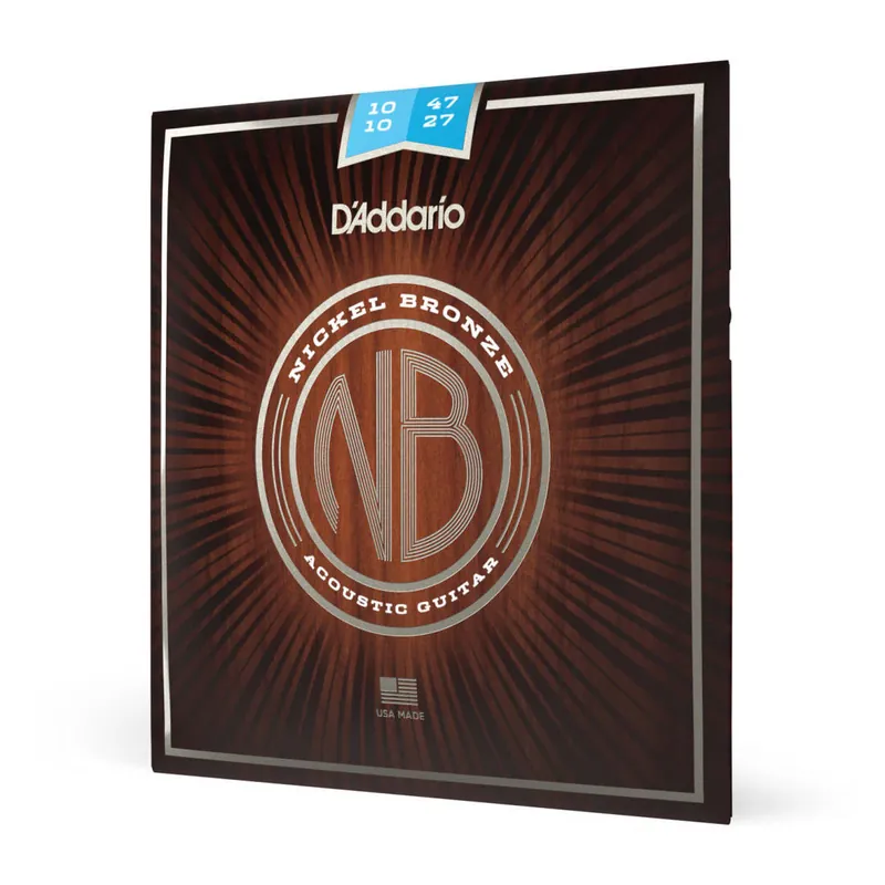 D‘Addario Nickel Bronze Acoustic Guitar Strings, Light 12-String, 10-47 Promotion Saisonnière