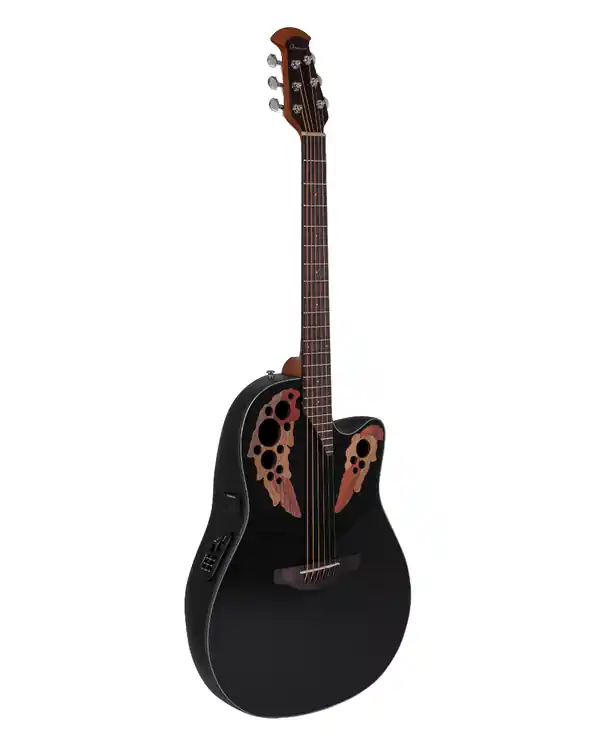 OVATION CE44P-5-G CELEBRITY ELITE MID CUTAWAY FOLK ELECTRO NOIR Acheter En Ligne