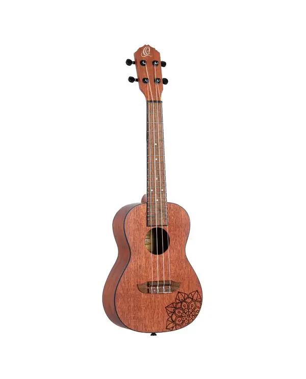 Acheter Direct ORTEGA RFEU-2 UKULELE CONCERT ACAJOU MOTIF MANDALA