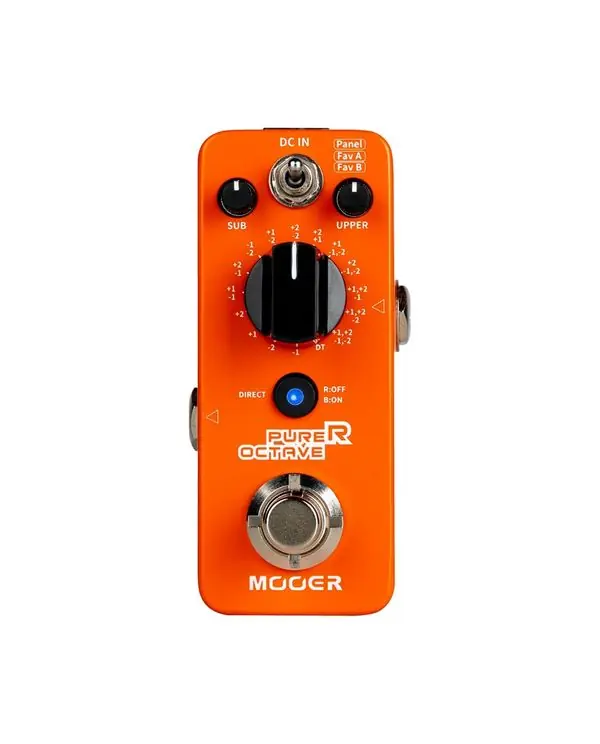 Usine Directe MOOER PURER OCTAVE PEDALE OCTAVER POLYPHONIQUE 15 MODES
