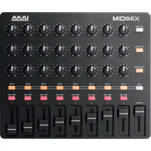 AKAI MIDIMIX CONTROLEUR USB/MIDI 9 FADERS & 24 POTENTIOMETRES Prix Bas