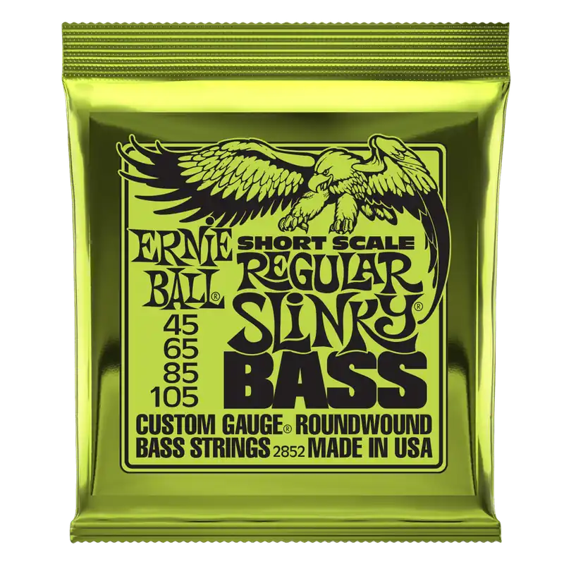 Vente Flash Ernie Ball Regular Slinky Short Scale Bass Strings 45-105