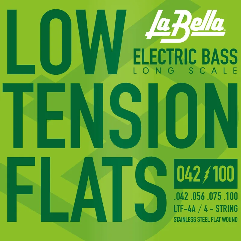 La Bella Low Tension Flats Bass Strings, 42-100 Produit De Marque