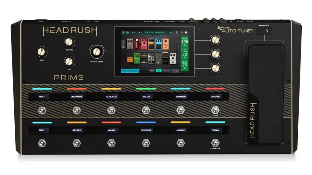 HeadRush Prime Guitar FX/Amp Modeler/Vocal Processor Offre Limitée