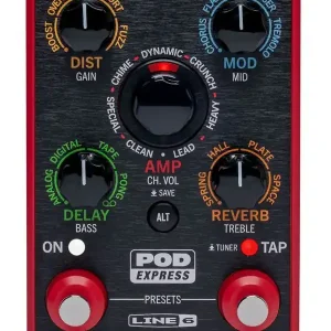 LINE 6 POD EXPRESS GT PEDALE AMPLI ET MULTI-EFFETS POUR GUITARE Nouvelle Collection