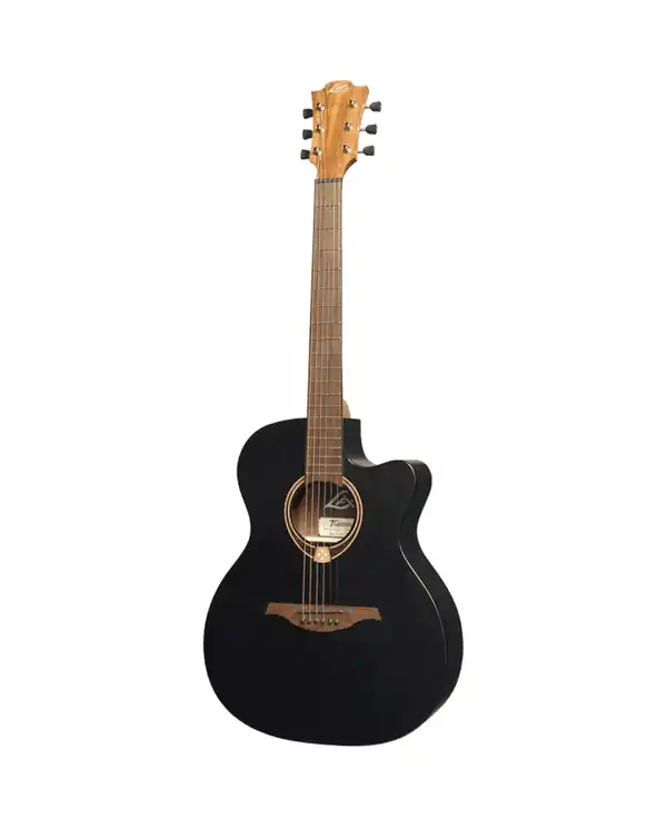 LAG T70ACE-BLS "TRAMONTANE" GUITARE FOLK ELECTRO AUDITO. BLACK SATIN Commander Maintenant