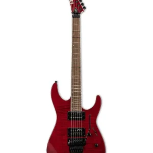 LTD M200FM-STR GUITARE ELECTRIQUE "STATOCASTER" SEE THRU RED Prix Bas