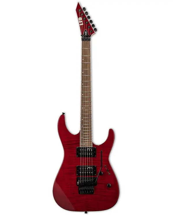 LTD M200FM-STR GUITARE ELECTRIQUE "STATOCASTER" SEE THRU RED Prix Bas