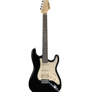 Offre Limitée PRODIPE GUITARS ST83RA BK GUITARE ELECTRIQUE STRATO NOIR