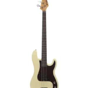 Acheter Direct PRODIPE GUITARS PB80RA VW BASSE ELECTRIQUE VINTAGE WHITE