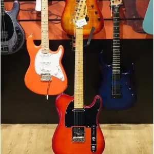 PRODIPE GUITARS TC90 ALDER TRD GUITARE ELECTRIQUE TELE TRANS RED Promotion