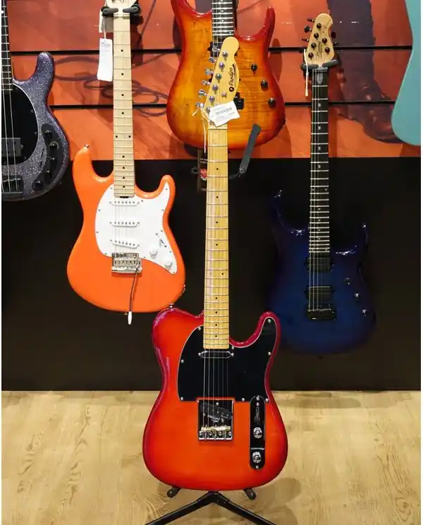 PRODIPE GUITARS TC90 ALDER TRD GUITARE ELECTRIQUE TELE TRANS RED Promotion