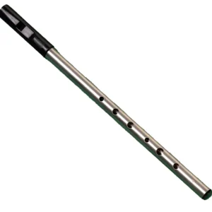 Tony Dixon Music Traditional Nickel Soprano Whistle - Key of D Populaire