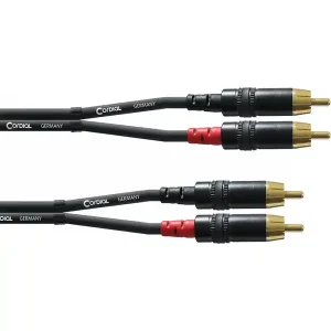 CORDIAL CFU1.5CC CABLE 2 RCA / 2 RCA - 1.5m Nouveauté