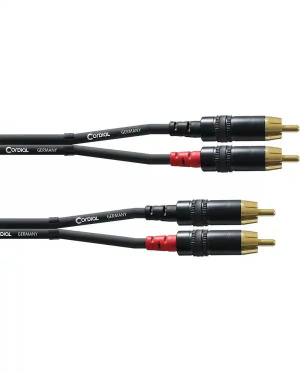 CORDIAL CFU1.5CC CABLE 2 RCA / 2 RCA - 1.5m Nouveauté