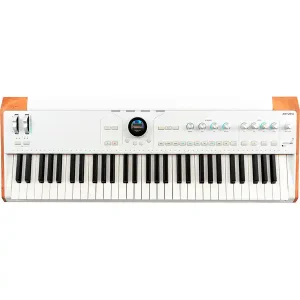 Expédié Aujourd'hui ARTURIA ASTROLAB-61 SYNTHETISEUR 61 TOUCHES BLANC ET ORANGE