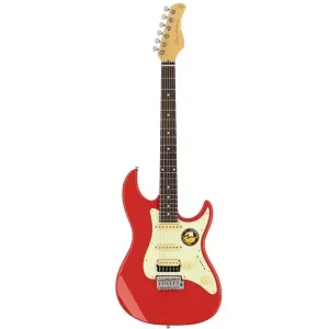 LARRY CARLTON S3 SSS DRD RN GUITARE ELECTRIQUE "STRATOCASTER" ROUGE Expédition Rapide