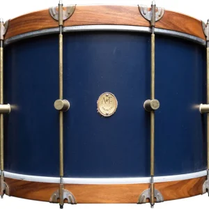 Jusqu'à Épuisement Des Stocks A&F Drum Co. Club Series Maple Bass Drum with Rosewood Hoops, 14x22‘‘ - Chandler Blue
