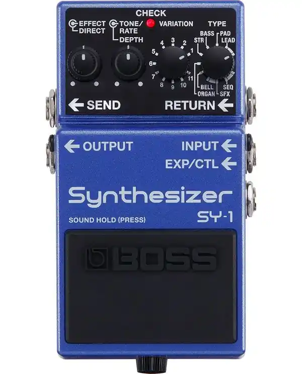 Solde BOSS SY-1 PEDALE SYNTHETISEUR POUR GUITARE