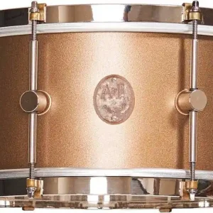 A&F Drum Co. Club Series Maple Tom Tom with Nickel Hardware, 8x12‘‘ - Deco Gold Top Vente
