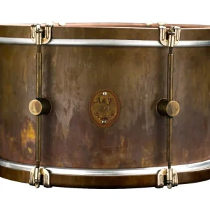 Bon Plan A&F Drum Co. Raw Brass Royal Rack Tom 9x13‘‘