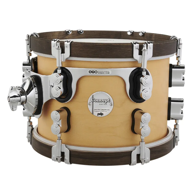 Pacific Drums Concept Classic 7x10 Tom with Walnut Stain Hoops - Natural Stain Prix Réduit