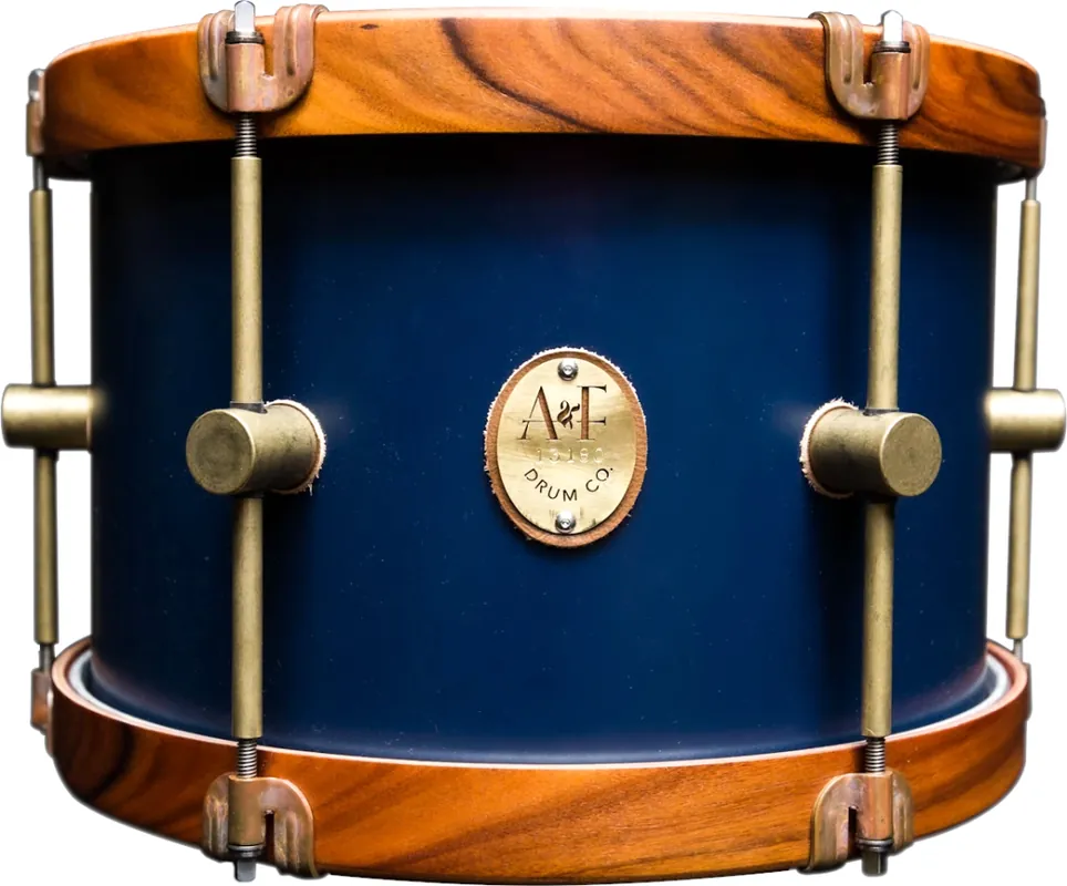 A&F Drum Co. Club Series Maple Tom Tom with Rosewood Hoops, 9x13‘‘ - Chandler Blue Retour Gratuit