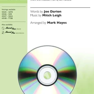Vente Directe Alfred Publishing The Impossible Dream (from the musical Man of La Mancha) - Darion/Leigh/Hayes - SoundTrax CD