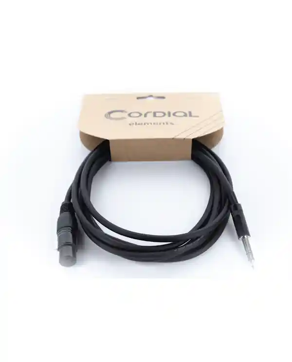 Expédition Rapide CORDIAL EM0.5FV "ELEMENTS" CABLE JACK MLE / XLR FEMELLE - 0,5m