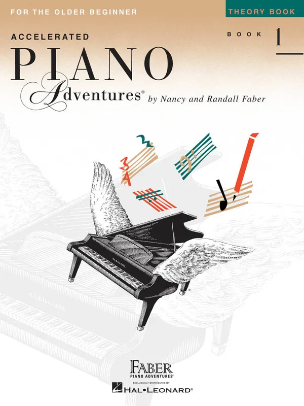Faber Piano Adventures Accelerated Piano Adventures for the Older Beginner, Theory Book 1 - Faber/Faber - Book Usine Directe