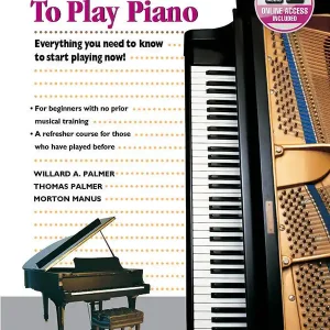 Populaire Alfred Publishing Alfred‘s Teach Yourself to Play Piano - Manus/Palmer/Palmer - Piano - Book/Audio Online