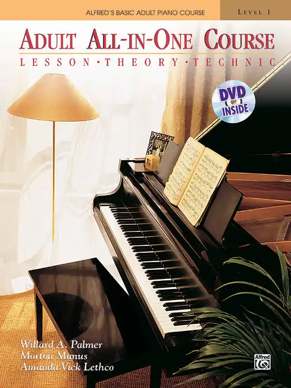 Réduction Alfred Publishing Alfred‘s Basic Adult All-in-One Course, Book 1 - Palmer/Manus/Lethco - Piano - Book/DVD