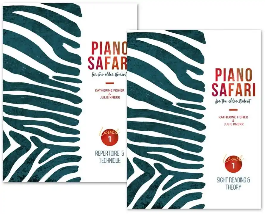 Achetez Aujourd'hui Piano Safari Piano Safari Older Student Level 1 Pack - Fisher/Knerr - Piano - Books/Audio Online