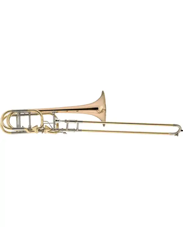 Haute Qualité XO 1242RL TROMBONE BASSE SYSTEME OPEN WRAP - Pavillon cuivre rose