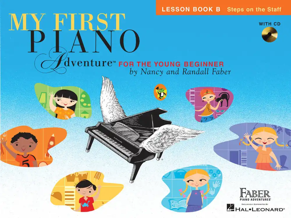 Faber Piano Adventures My First Piano Adventure - Lesson Book B Steps on the Staff - Faber - Piano - Book Achetez Aujourd'hui