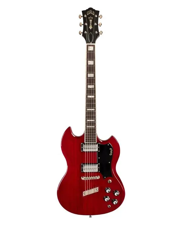 GUILD POLARA DELUXE CHERRY RED GUITARE ELLECTRIQUE ROUGE Promotion Saisonnière